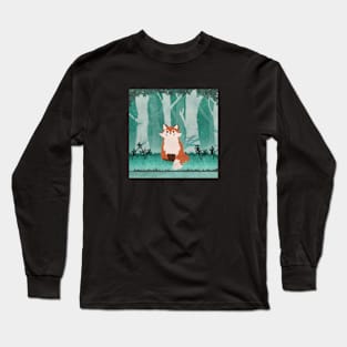 Fox In The Wood Long Sleeve T-Shirt